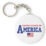 United States Of America Key Chain