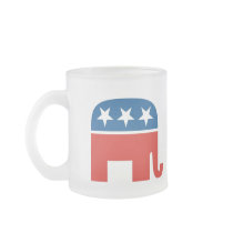 united states of america republican party elephant coffee mug