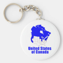 United States of Canada Key Chains
