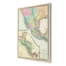 United States Of Mexico Gallery Wrap Canvas