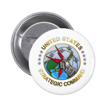 United States Strategic Command Pinback Buttons