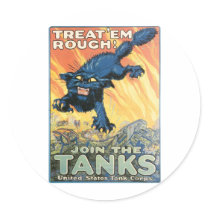 United States Tank Corps. circa 1918 Sticker