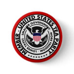United States Tea Party Button