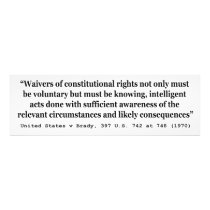 United States v Brady 397 US 742 at 748 1970 Photo Print