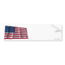 United States Waving Flag Bumper Sticker