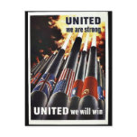United We Are Strong Post Card