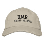 UNITED WE ROCK™  Embroidered Hat embroidered hats