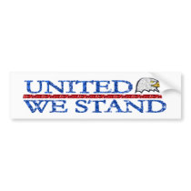 United we stand bumper stickers