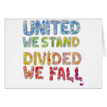 United We Stand, Divided We Fall Cards