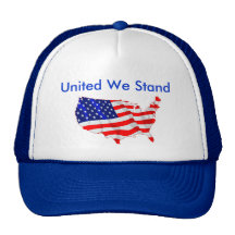 United We Stand Patriotic Hat