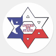 United We Stand Round Sticker
