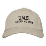 UNITED WE SWIM™  Embroidered Hat embroidered hats