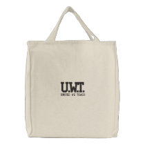 UNITED WE TEACH™ Embroidered Bag