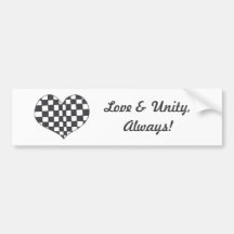 Unity Heart Always Bumper Stickers