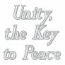 Unity the Key to Peace Fleece Jacket