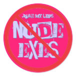 Universal sticker for Read My Lips: No Nude Exes!