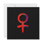 Universal Woman Symbol invitations
