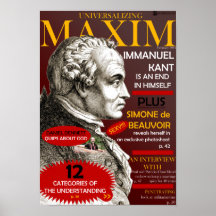 Universalising Maxim Poster