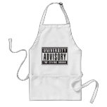 University Advisory The Crying Drunk aprons