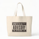 University Advisory The Depressed Guy bags