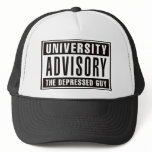 University Advisory The Depressed Guy hats