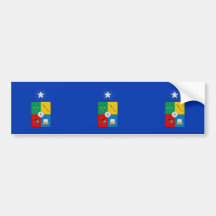 University Of Chile, Chile flag Bumper Stickers