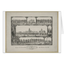 University of Michigan - 1881 Card