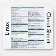 Unix/Linux Command Cheat Sheet Mouse Mats