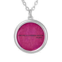 Unkept word is a compromised reputation custom necklace
