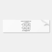 Unleash Your Statistical Self Hypothesis Testing Bumper Stickers