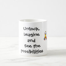 Unlock, Imagine and See the possibilities Mug
