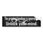 Unlock Your Mind Bumper Sticker
