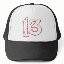 UNLUCKY NUMBER 13! MESH HAT