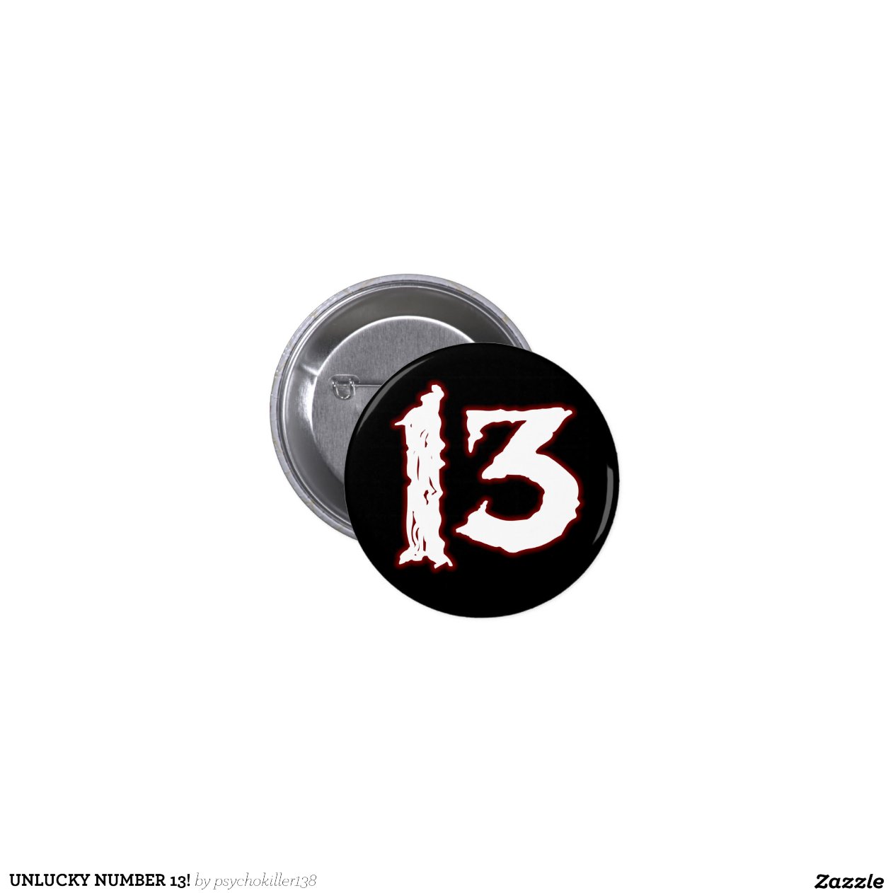 unlucky-number-13-pin-zazzle