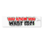 unouwme bumper sticker