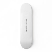 Unpainted Huffhines Skate Board Deck