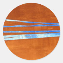 Unparalleled Streams Round Stickers