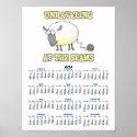 unraveling at the seams funny sheep cartoon posters