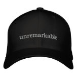 unremarkable flexfit hat embroidered baseball cap