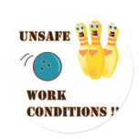 Unsafe Work Full stickers
