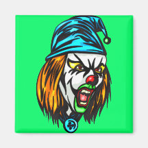 Unscrupulous Evil Clown Refrigerator Magnets