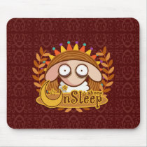 Unsleep sheep mousepad