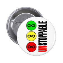 Unstoppable Infinity Stop Sign Pin