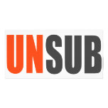 Unsub Unknown Subject photo cards