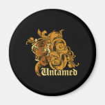 untamed tiger grunge vector art design fridge magnets