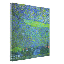 Unterach at Attersee by Gustav Klimt Victorian Art Gallery Wrap Canvas