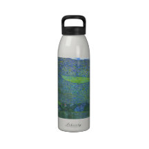 Unterach at Attersee by Gustav Klimt Victorian Art Reusable Water Bottles