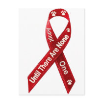 Until There Are None, Adopt One Postcards