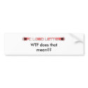 Untitled Bumper Sticker bumper stickers