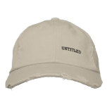 UNTITLED embroidered hats